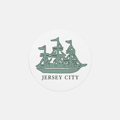 Jersey City Coaster Set - Hudson Main - Home - New Jersey